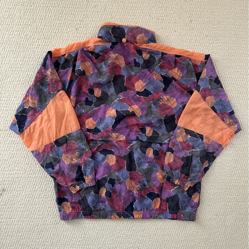 Vintage Reebok Floral Patterned Lightweight Jacket - Picture 4 of 6